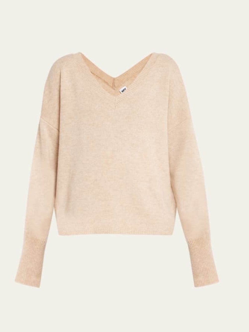 NSF Everlyn Double V neck Wool-Blend Sweater Sz M